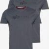 Alpha Industries T-shirts Shirt Heren Grijs 2 Alpha Industries T-shirts Shirt Heren Grijs -Serax Shop 49967b82d8fffdf601fc618f8c222318