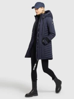 Khujo Winterjassen Winterjas Jerry Dames Navy -Serax Shop 4cabfd93d7152a654c968c48fb0a72be
