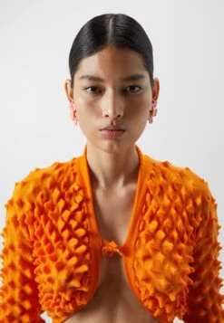 Spiky Cardigan - Vest - Orange -Serax Shop 506a46711eac433dae7d572e56174129