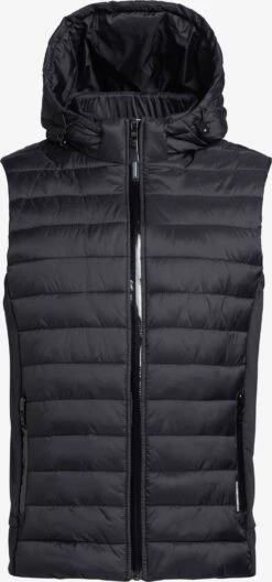 Khujo Bodywarmers Bodywarmer Heren Zwart