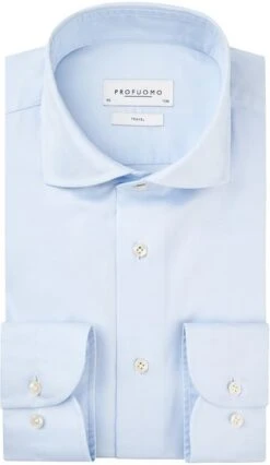 Profuomo Sky Blue Travel Shirt Blauw -Serax Shop 58345 6 1