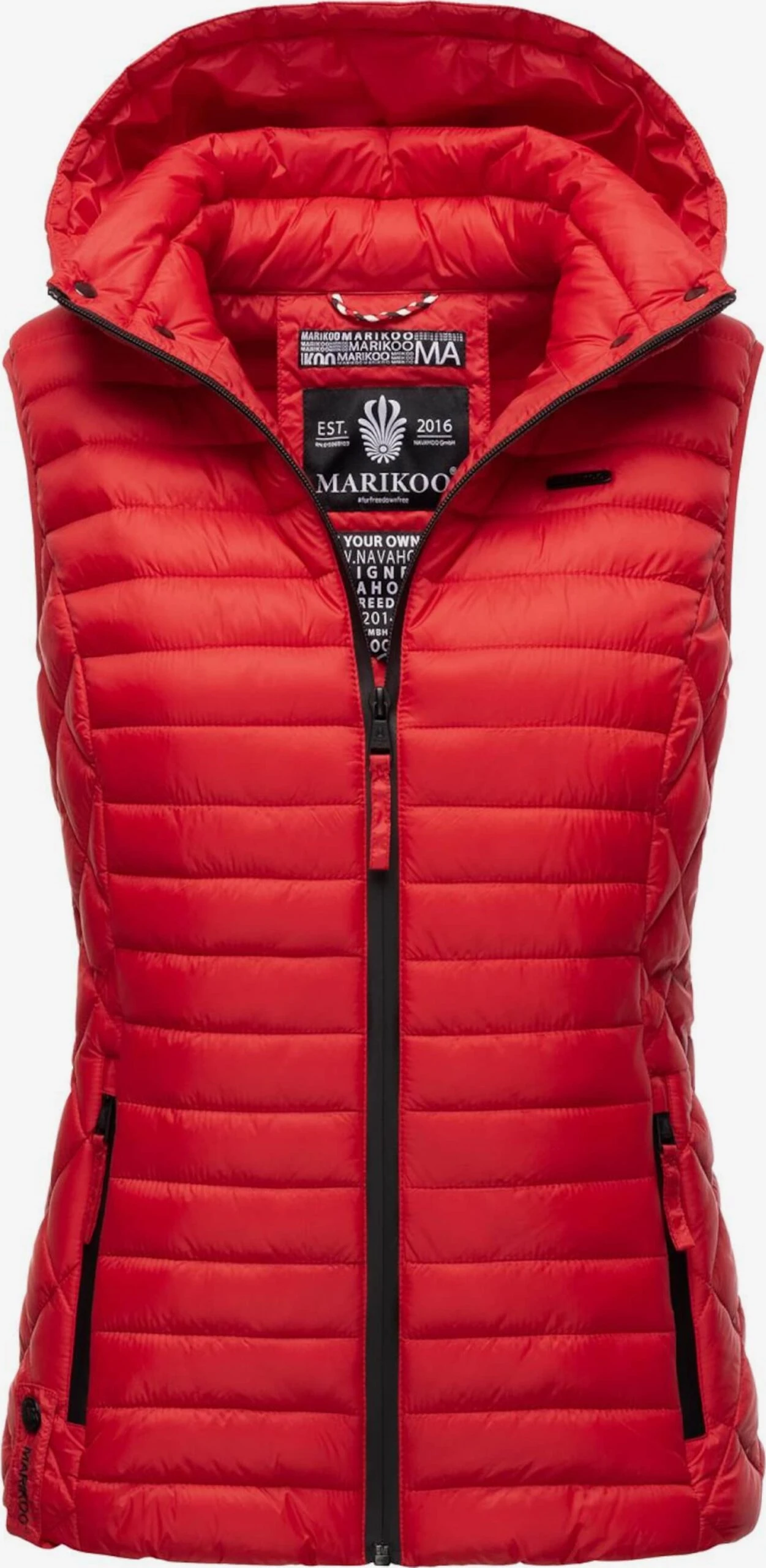 Marikoo Bodywarmers Bodywarmer Hasenpfote Dames Rood 4 Marikoo Bodywarmers Bodywarmer Hasenpfote Dames Rood - Afbeelding 2
