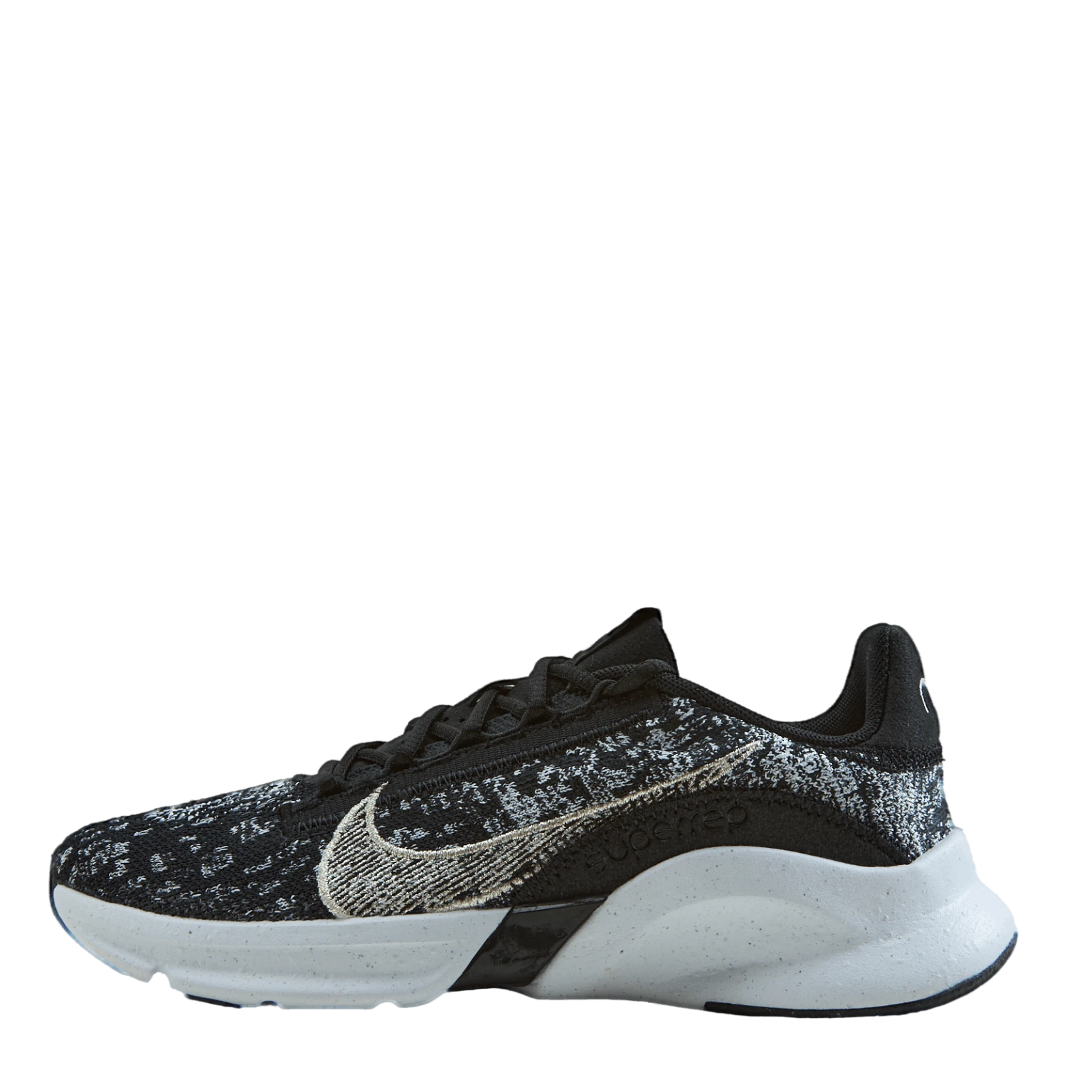 Nike SuperRep Go 3 Flyknit Next Nature Women's Training Shoes BLACK/METALLIC SILVER-WHITE 1 Nike SuperRep Go 3 Flyknit Next Nature Women's Training Shoes BLACK/METALLIC SILVER-WHITE