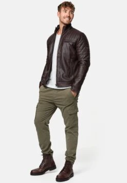 Indicode Jeans Brook - Imitatieleren Jas - Dark Brown 8 Indicode Jeans Brook - Imitatieleren Jas - Dark Brown -Serax Shop 60f720e3af7146c29565a743f0b9fe33