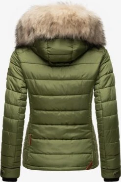 Marikoo Winterjassen Winterjas Lerikaa Dames Olijfgroen -Serax Shop 60f857301eaf1c9272d58afeaa0a211f