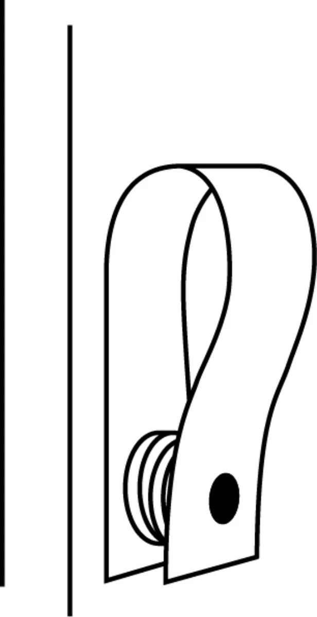 SETPRIJS - 2x Leren Magneet-lus - ZWART - Handles And More® (handdoekhaak - Handdoekhaakje - Handdoeklus - Handdoekhanger - Magnetische Handdoekhouder) 3 SETPRIJS - 2x Leren Magneet-lus - ZWART - Handles And More® (handdoekhaak - Handdoekhaakje - Handdoeklus - Handdoekhanger - Magnetische Handdoekhouder) - Afbeelding 2