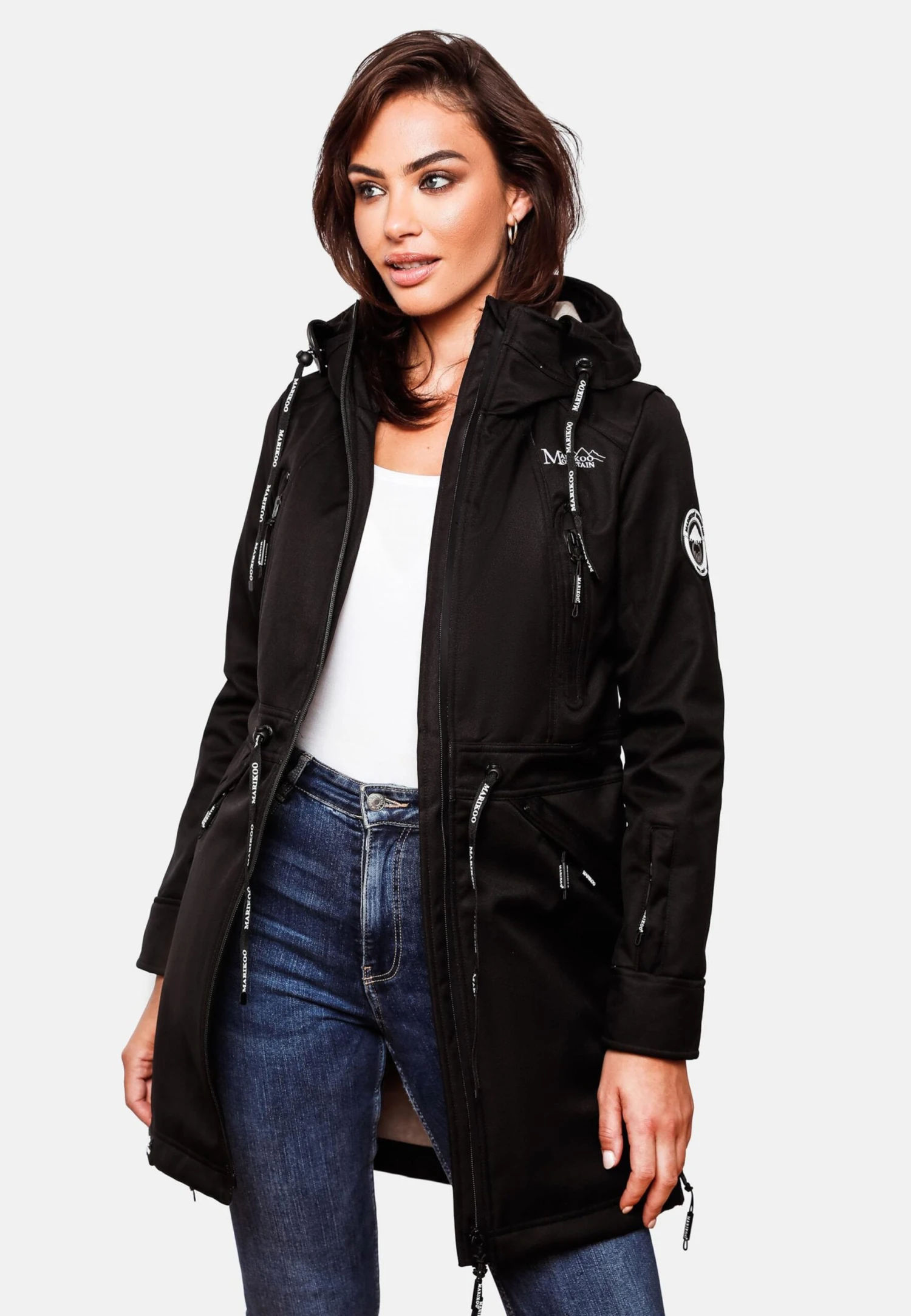 Marikoo Parkas Tussenparka Dames Zwart 11 Marikoo Parkas Tussenparka Dames Zwart - Afbeelding 9