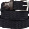 Profuomo Geweven Riem Donkerblauw