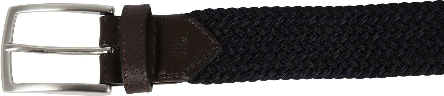 Profuomo Geweven Riem Donkerblauw 6 Profuomo Geweven Riem Donkerblauw - Afbeelding 6