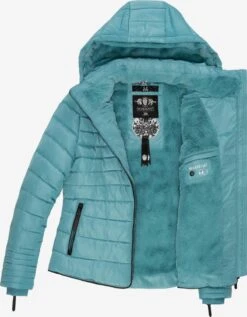 Marikoo Winterjassen Winterjas Amber Dames Blauw -Serax Shop 68019605e03ed32fe7dea4f5f95f1ac6