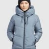 Khujo Winterjassen Winterjas Esila Dames Lichtblauw -Serax Shop 699430ae2bd4cf3b2c277b7b7e9815bd