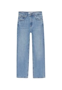 PULL & BEAR High Waist - Straight Leg Jeans - Stone Blue Denim -Serax Shop 6c8f3e49e7f846c5958389a273fa11b1