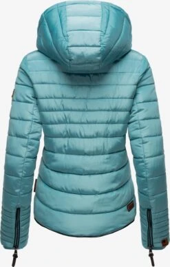 Marikoo Winterjassen Winterjas Amber Dames Blauw -Serax Shop 6e3627cc1842047fe823c1a160894921