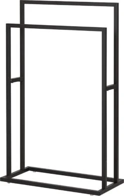 Sealskin Carré - Handdoekrek - 24 X 48 X 78,5 Cm - Vrijstaand - Zwart -Serax Shop 764x1200 1