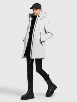 Khujo Winterjassen Winterjas Viona 3 Dames Lichtgrijs -Serax Shop 7872598079e16a635fa2fec08ae3a596