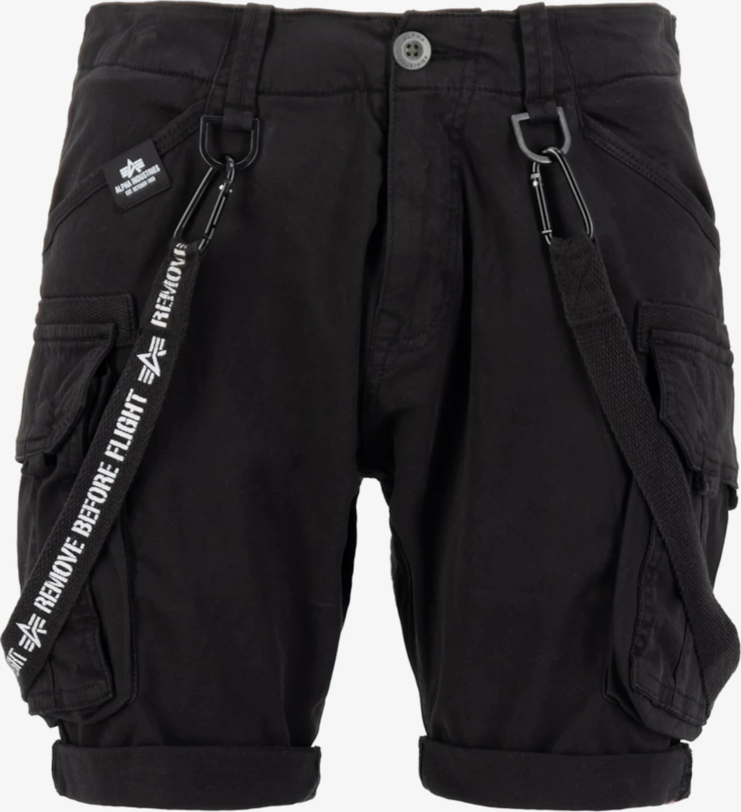 Alpha Industries Cargo Shorts Tapered Cargobroek Heren Zwart 3 Alpha Industries Cargo Shorts Tapered Cargobroek Heren Zwart