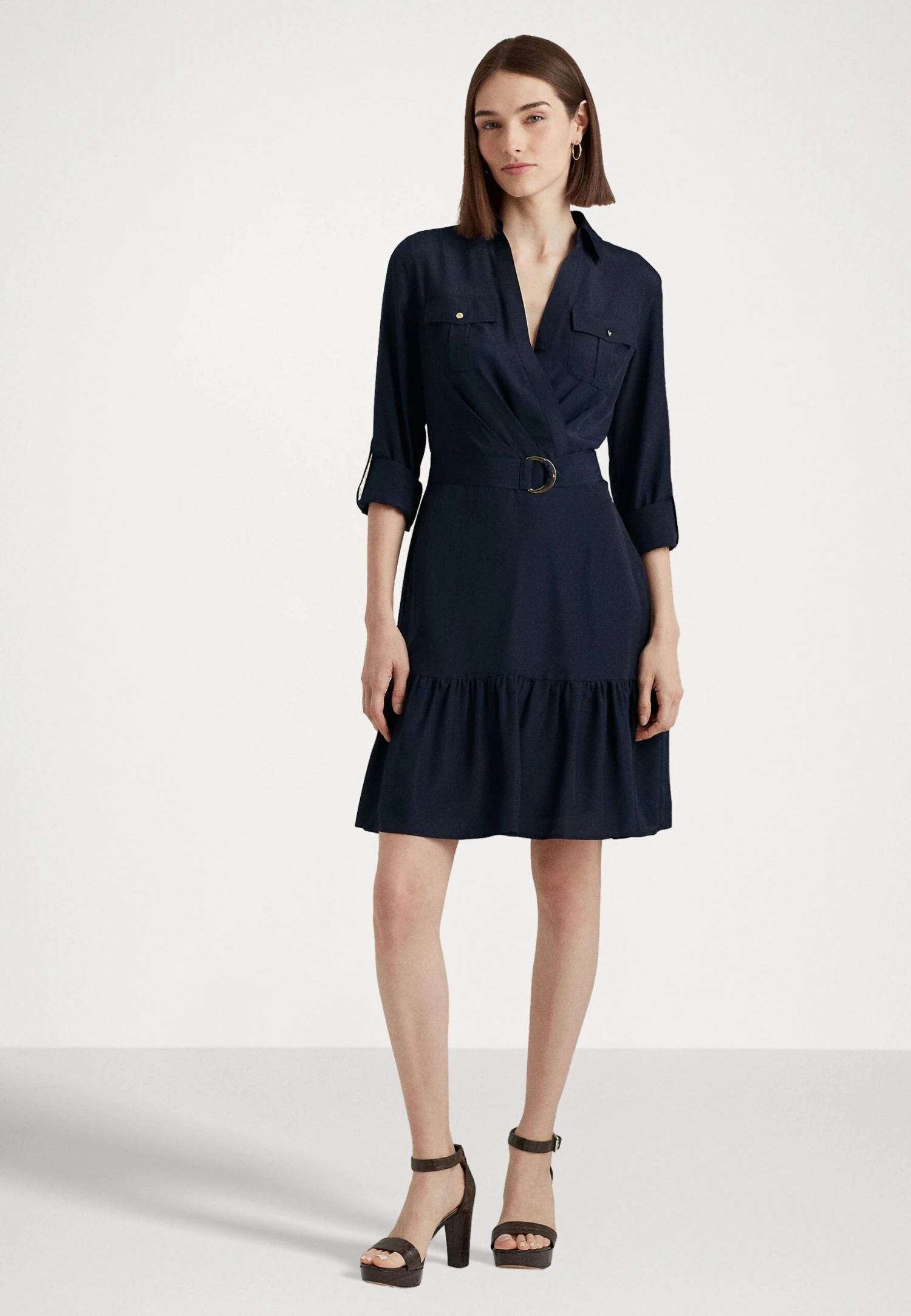 Magomyr Long Sleeve Day Dress - Jurk - Navy 4 Magomyr Long Sleeve Day Dress - Jurk - Navy - Afbeelding 2