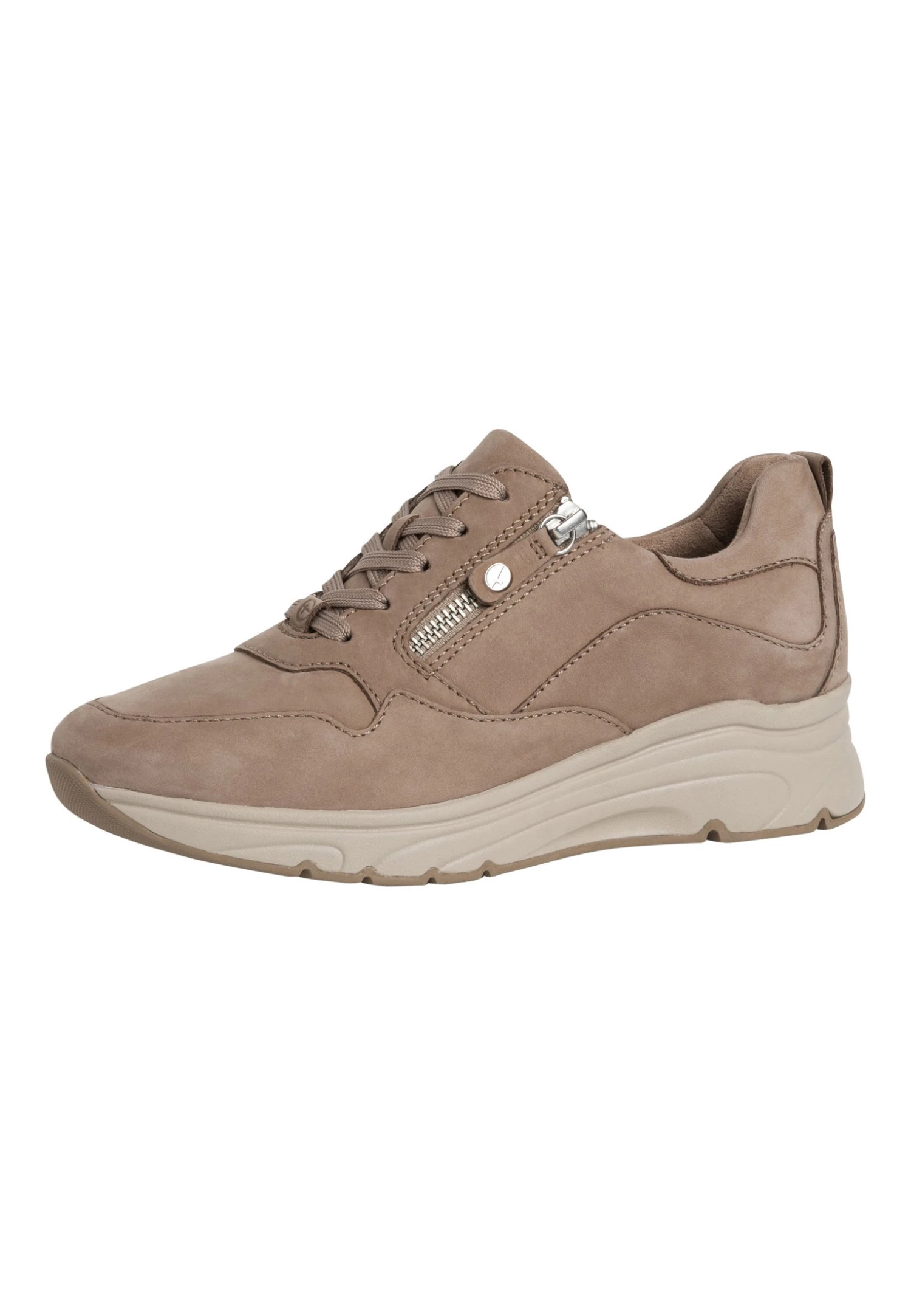 Tamaris Pure Relax - Sneakers Laag - Taupe Nubuc 4 Tamaris Pure Relax - Sneakers Laag - Taupe Nubuc - Afbeelding 2