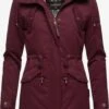 Marikoo Winterjassen Winterjas Manolya Dames Wijnrood -Serax Shop 8220d916728a2e2fa59cb987c3dc36d5