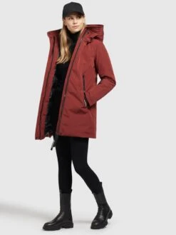 Khujo Winterjassen Winterjas Viona 3 Dames Roestrood 15 Khujo Winterjassen Winterjas Viona 3 Dames Roestrood -Serax Shop 8831c16c32f5c16c1f5f482608546e47