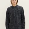 TOM TAILOR Denim Mit Stehkragen - Overhemd - Black Stripe 2 TOM TAILOR Denim Mit Stehkragen - Overhemd - Black Stripe -Serax Shop 8c2d2aa462ae41a09446339aef6db911