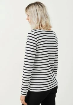 Part Two Vinka - Longsleeve - Dark Navy Stripe -Serax Shop 924896e54866478f85747af0d2210dbd