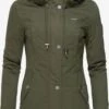 Marikoo Winterjassen Winterjas Bikoo Dames Kaki -Serax Shop 925414ffd293ca43610c21ebf70e51f2