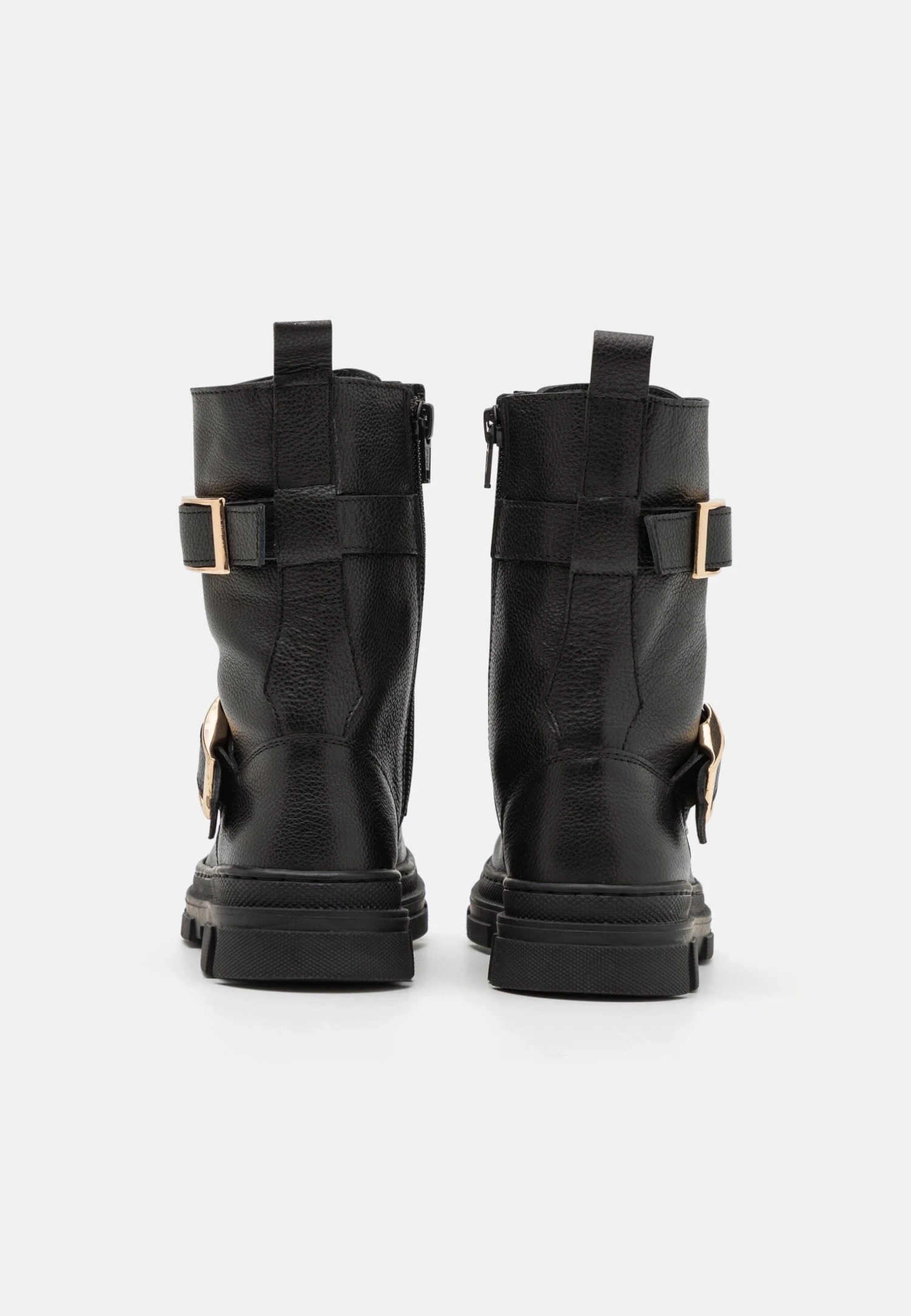 Friboo Leather - Veterlaarzen -Black 5 Friboo Leather - Veterlaarzen -Black - Afbeelding 3