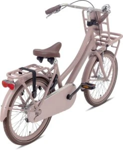 Valetta Cargo - Transportfiets - Meisjesfiets - 20 Inch - Mat Flamingo -Serax Shop 987x1200