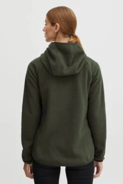 OXMO Outdoor Jassen Fleece Jas FINJA Dames Donkergroen -Serax Shop 9b515922d1b1baf7a4df4ba492b8c653