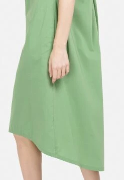 HELMIDGE Midi Jurken Jurk Dames Groen -Serax Shop 9b94c83d6668513af83a902320f6ca4a