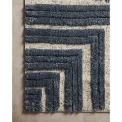 Alexander Home Vail Mid-century Modern Geometric Square Area Rug -Serax Shop Alexander Home Vail Mid century Modern Geometric Square Area Rug 6