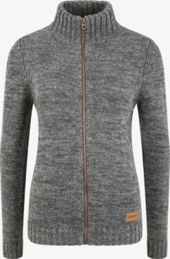 OXMO Vesten Gebreid Vest Dames Grijs