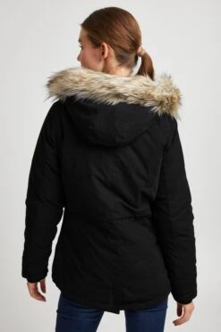 OXMO Winterjassen Winterjas LONA Dames Zwart -Serax Shop a4ad04b94441a9765c45992add3e24fd