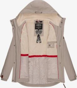 Marikoo Winterjassen Winterjas Bikoo Dames Lichtbeige -Serax Shop a7186cdc49c7feca6a7a4bc6c1596d20