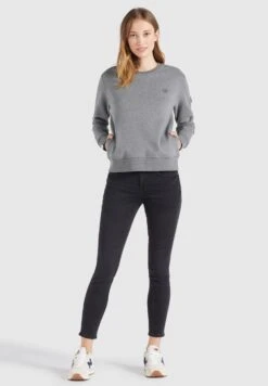 Khujo Sweatshirts Sweatshirt Lisel Dames Grijs -Serax Shop a7607531e3249cc663e6dfb61e283fb1
