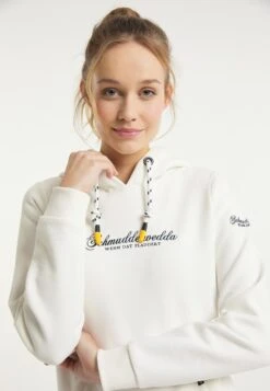 Schmuddelwedda Hoodies Sweatshirt Dames Wolwit -Serax Shop a926f7a7597e97891059c7054b764bc8