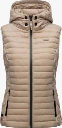 Marikoo Bodywarmers Bodywarmer Hasenpfote Dames Lichtbruin -Serax Shop a9578975924fcdea01669f45cb528789