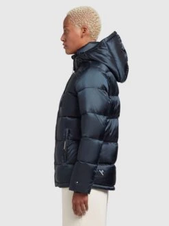 Khujo Winterjassen Winterjas Evona Dames Nachtblauw -Serax Shop aaf123199d54b84b75612600232dbeb2