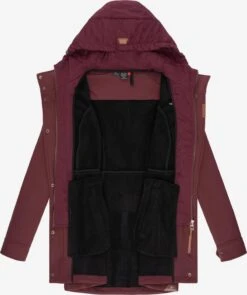 Ragwear Parkas Tussenparka Ybela Dames Wijnrood -Serax Shop ac9775f8f145d9c8ba77c2b6712aee2a