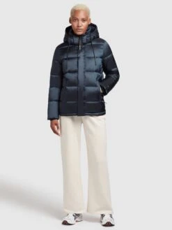 Khujo Winterjassen Winterjas Evona Dames Nachtblauw -Serax Shop acfddd87cc1cdc31e6fa849dd2f48cbb