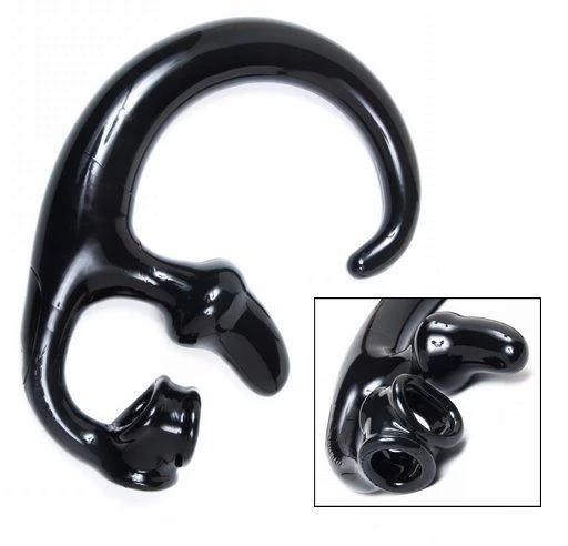 Oxballs Buttplug Met Cock & Ball Sling - Zwart 4 Oxballs Buttplug Met Cock & Ball Sling - Zwart - Afbeelding 4