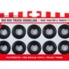 AMT 1:25 Big Rig Tire Parts Pack -Serax Shop amtpp023
