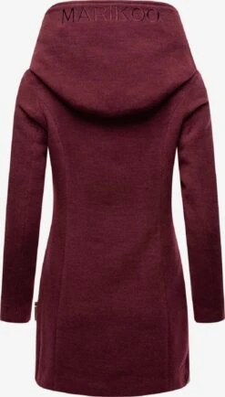Marikoo Wintermantels Wintermantel Maikoo Dames Bordeaux -Serax Shop b060156db7de81180efc00138c90bbbe