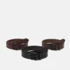 Pier One 3 Pack Unisex - Riem - Black/Brown/Dark Brown -Serax Shop b7b23cd8203549e5921c13f688755998