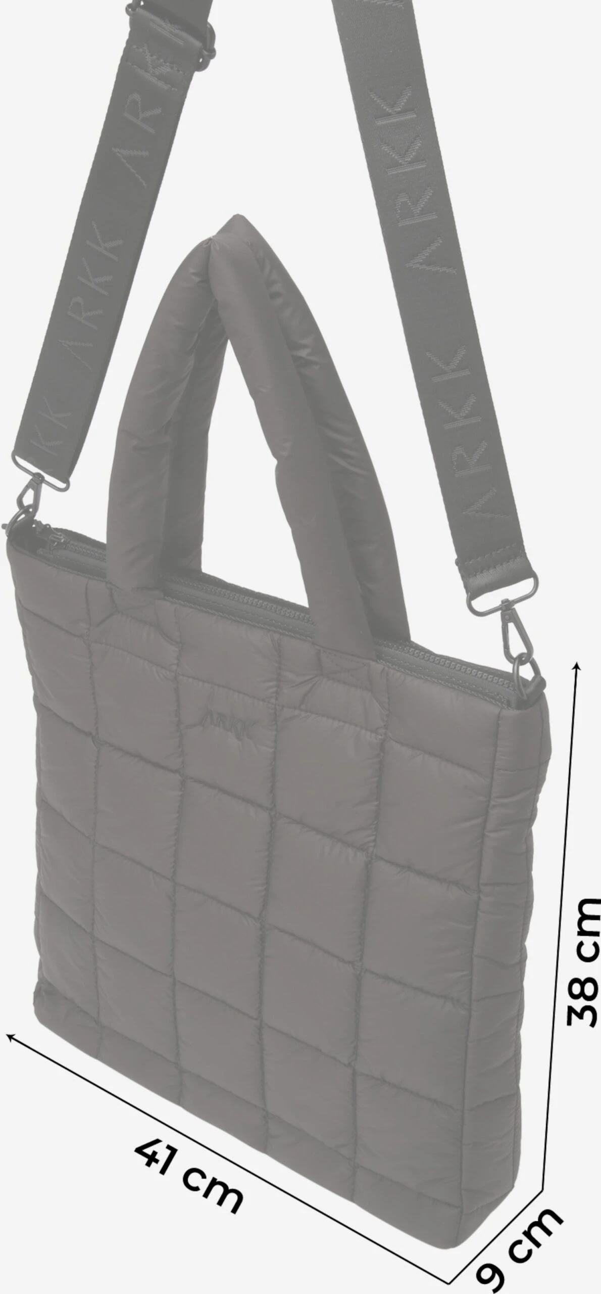 ARKK Copenhagen Shoppers Shopper Dames Zwart 4 ARKK Copenhagen Shoppers Shopper Dames Zwart - Afbeelding 2