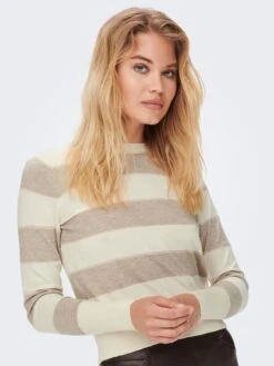 ONLY Fijngebreide Truien Trui Ibi Dames Wit -Serax Shop bbd634dc520ebe5eb0fcc305d3ec3f61