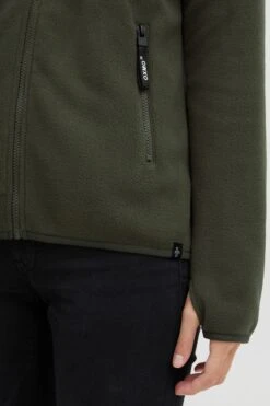 OXMO Outdoor Jassen Fleece Jas FINJA Dames Donkergroen -Serax Shop bf3987c30f23c701bd2d9fc83e9f8f53