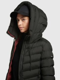 Khujo Korte Mantels Wintermantel Tuhani Dames Zwart -Serax Shop c4b0435729831cc88caac71bd00b03bf