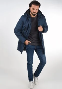 Blend Parkas Winterparka Talan Heren Blauw -Serax Shop c5472edf994beaa0d95c54b886156453